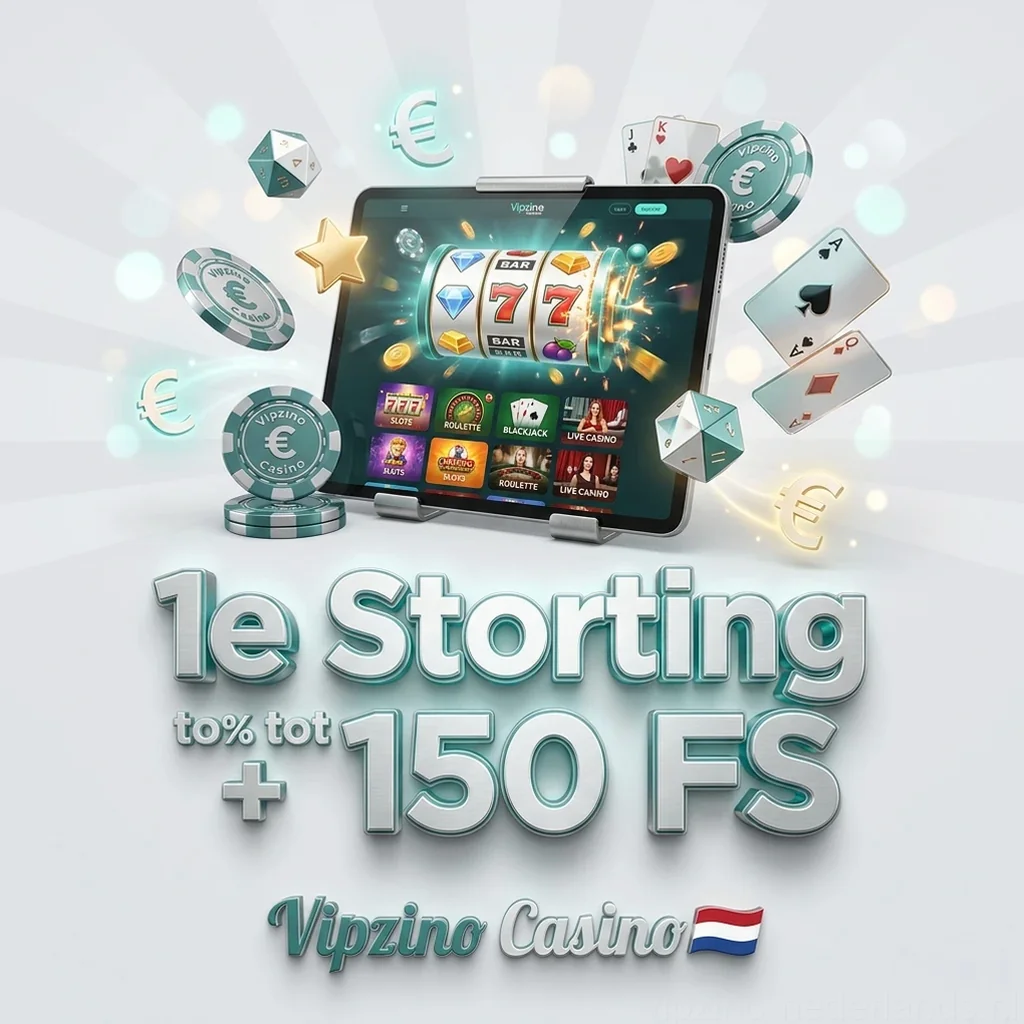 1e Storting100% tot €150 + 150 FS